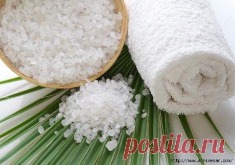 Лечение волос солью. Четыре эффективных рецепта..