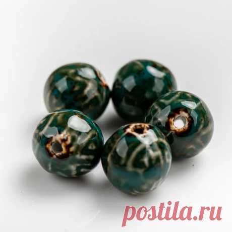 210--Керамические бусины круглой формы | AliExpress