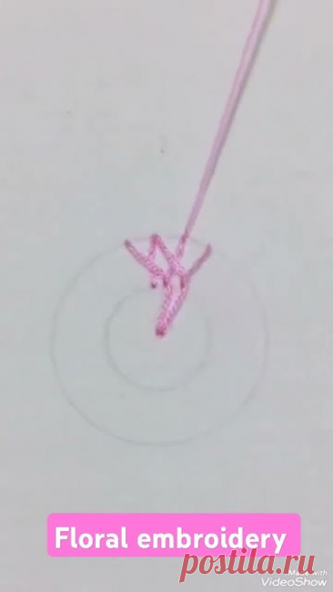 easy and beautiful handmade floral embroidery #embroiderydesign #embroidery