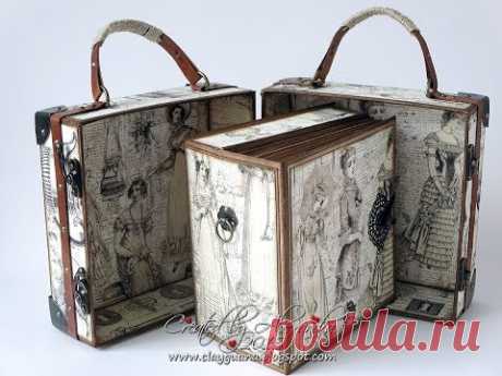 Vintage Suitcase and AlbumTutorial - Part3 - Making the pages