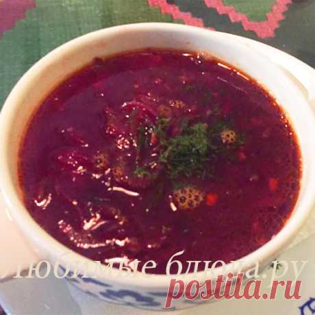 Как приготовить обычный борщ