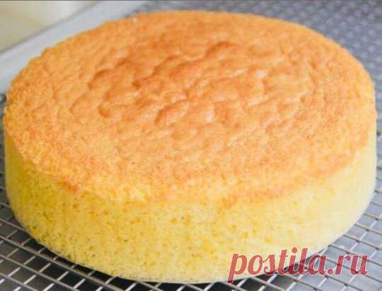 Пышный домашний бисквит без яиц! 🥮