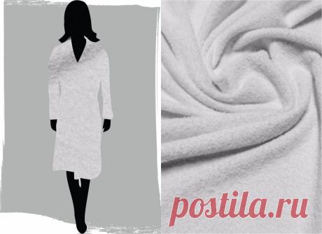 Ткань махра белая 99-521/3187М - Карбой-Текс