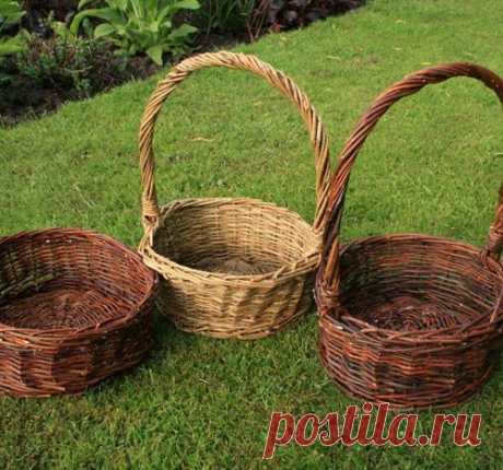 Корзина из ивовых прутьев - МК - МирТесен