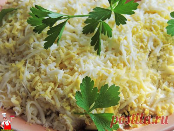 Салат с курицей и грибами. | Вкусные рецепты, рецепты приготовления с фото.