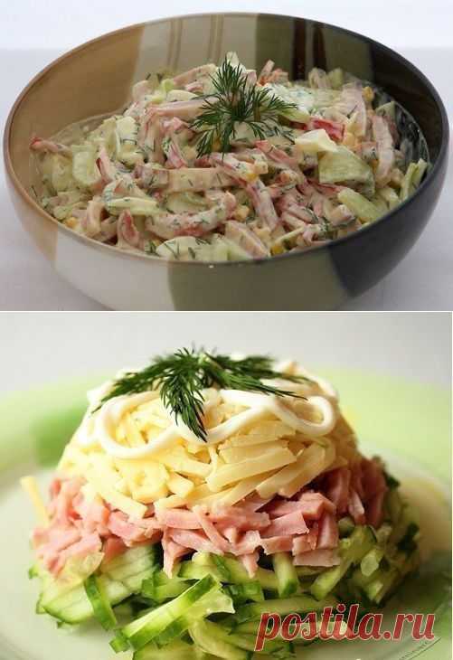 Подборка 10 самых вкусных салатов! Забираем, что бы не потерять!.