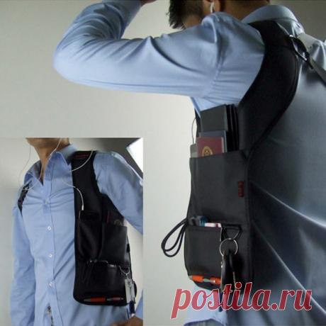 Скрытая Подмышка Невидимая Crossbody Сумка Многофункциональный Защищённый От Ограбления Сумка Для Хранения стоит купить - NewChic