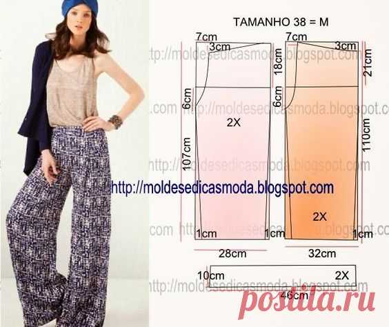 (3) 1000+ ideas about Moldes Moda por Medida: CALÇA FÁCIL DE FAZER on Pinterest | Clothing