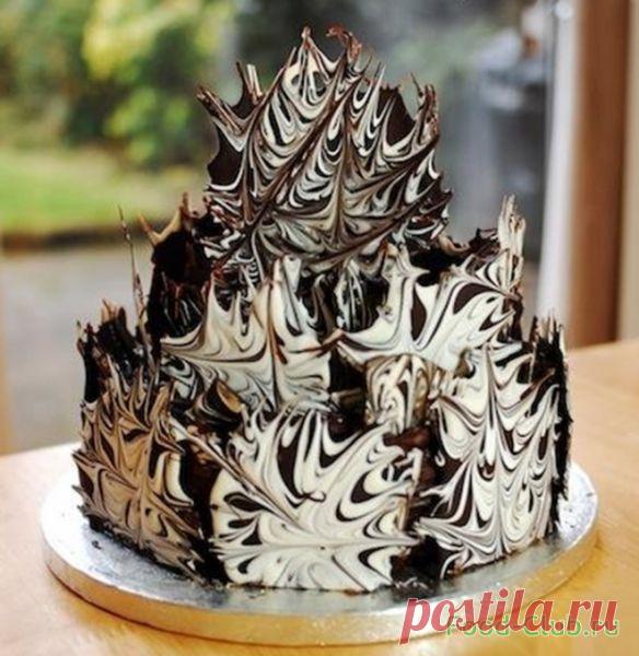 Украшение для торта - "Шоколадный взрыв" - Десерты