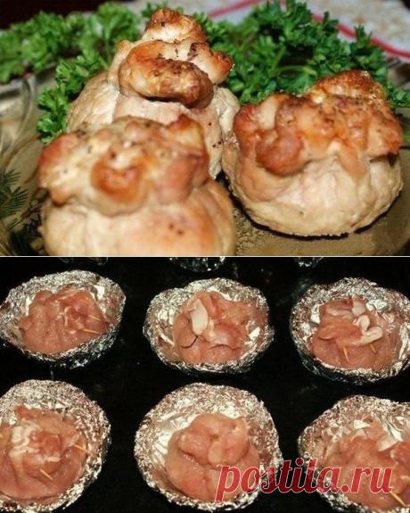 Как приготовить мешочки с сыром и грибами - рецепт, ингридиенты и фотографии