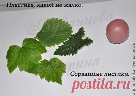 Мастер-класс &quot;Молд листа&quot; из запекаемой пластики фимо - Ярмарка Мастеров - ручная работа, handmade