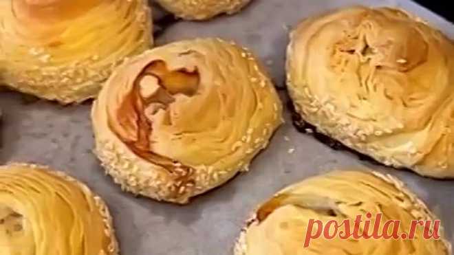 Самса слоеная и хрустящая! Так просто и быстро, что Вы тоже захотите приготовить!