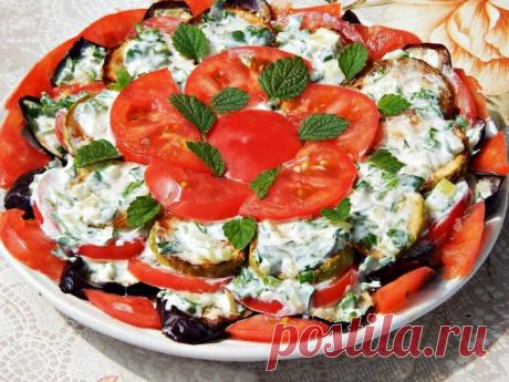 Рай для любителей овощей - закуска из кабачков и баклажанов 
