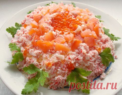 Праздничный слоёный салат «Самоцветы»