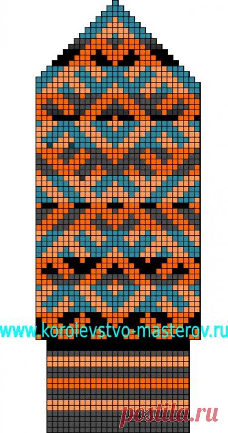 русские узоры-варежка