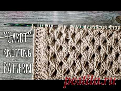 Идеально для КАРДИГАНА: вяжем узор "Cardi" / Beautiful Knitting Pattern For Cardigan