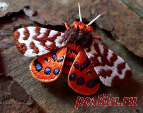 Broche bordado a mano - Etsy ES