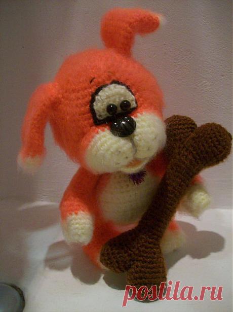 Песик- Барбосик от Светланы Хабуковой.