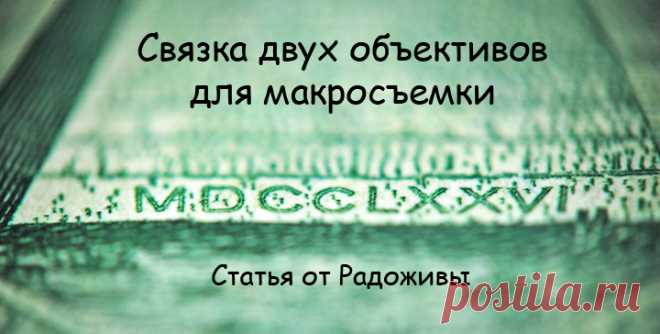 Связка двух объективов для макросъемки. Реверсивные кольца | Радожива
