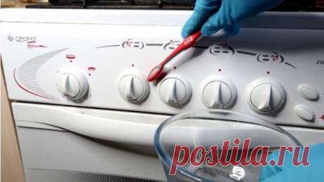 Как за 2 минуты очистить ручки кухонной плиты | Люблю Себя