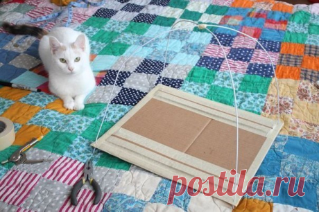 Котодомик из старой футболки — Сделай сам, идеи для творчества - DIY Ideas