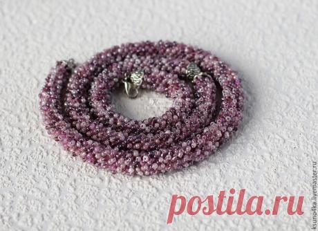 Как связать пышный жгут из бисера | Журнал Ярмарки Мастеров