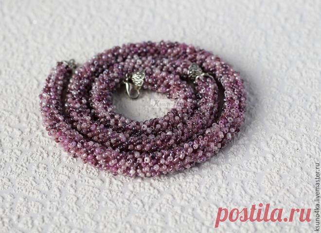 Как связать пышный жгут из бисера | Журнал Ярмарки Мастеров
