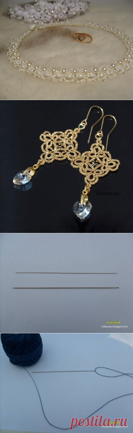 Фриволите иглой. Идеи и фото мастер-классы