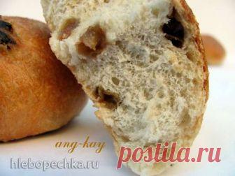 Булка постная на закваске и жидких виноградных дрожжах - Хлебопечка.ру