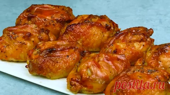 Знаменитый рецепт курицы по-французски, приготовленный за несколько минyт