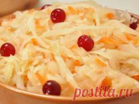 Маринованная капуста быстрого приготовления.