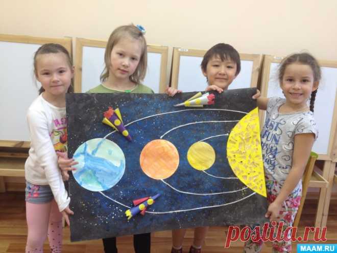 Космос. Поделки ко Дню космонавтики, страница 37. Воспитателям детских садов, школьным учителям и педагогам - Маам.ру