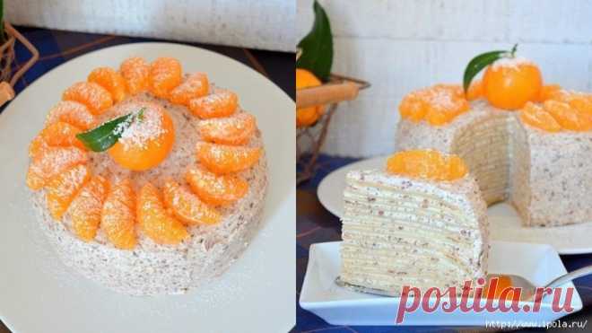 Блинный торт с шоколадом
