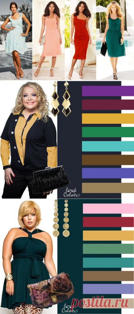 ЦВЕТА -  какие полнят, а какие стройнят !  По приведенным данным получается так, что для людей с излишним весом идеальными будут темные, не яркие, холодные цвета. Это как в еде: все, что не вкусно, то полезно. Не стоит впадать в такие крайности !.. 
Стоит знать, что вертикальные полоски, какого бы ни было цвета, стройнят, даже если это выглядывающая блузка из под кардигана.  А темные вещи всегда надо разбавлять яркими аксессуарами. Далее смотрите !..  //Сочетание цветов