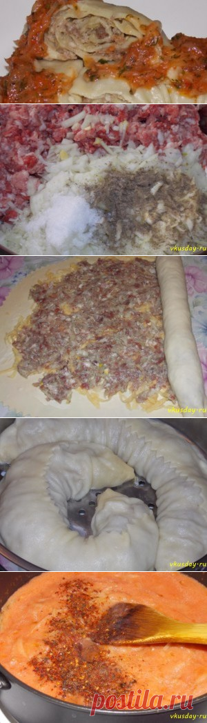 Паровой рулет с мясом | Вкусный день
