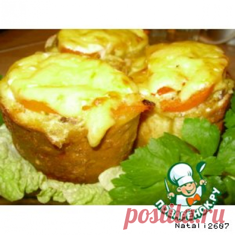 Багет, фаршированный курицей и грибами - кулинарный рецепт