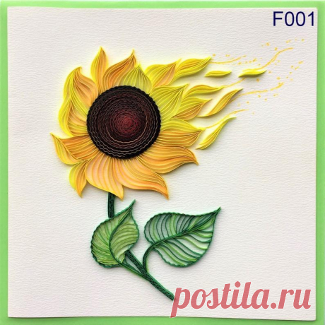Sunflowers and Butterfly Quilling Cards | Etsy