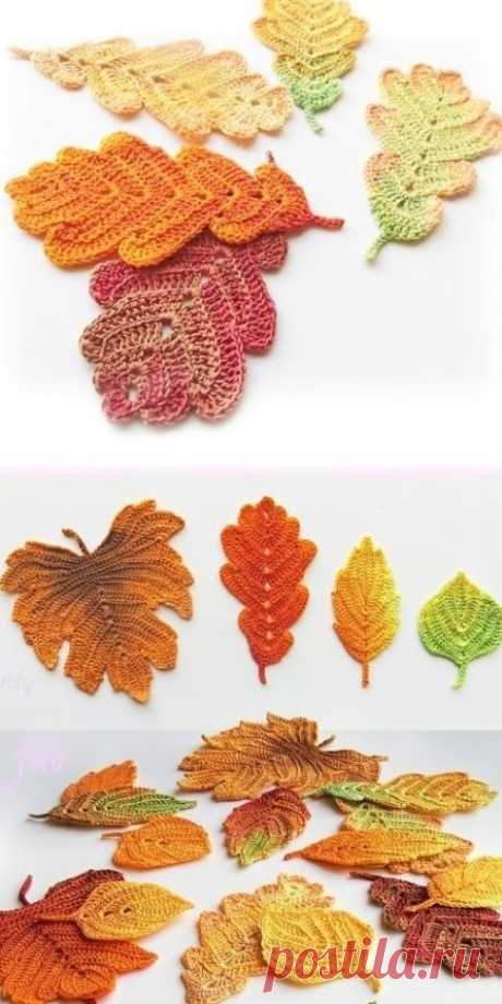 Crochet Fall Leaves Free Crochet Patterns & Paid