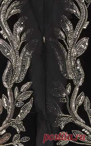 Embroidered Cropped Jacket by Roberto Cavalli | Moda Operandi