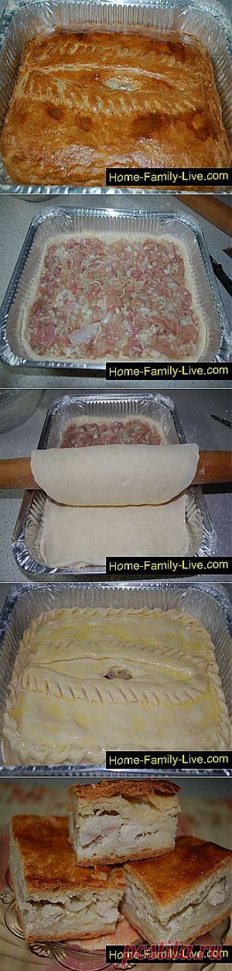 Кулинарные рецепты Пирог с курицей » Кулинарные рецепты