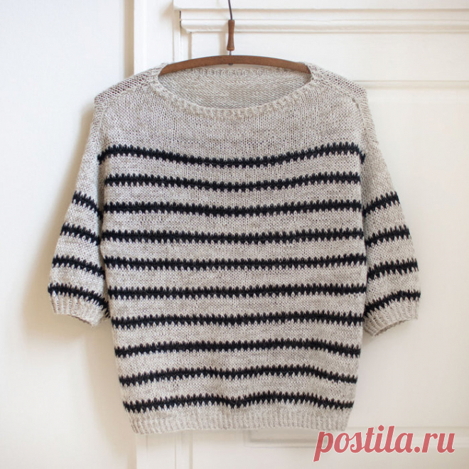 Футболка NICE со смещенной вперед линией плеча от Ventzel Knit