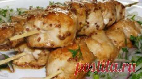 Шашлык из курицы, приготовленный в духовке Родные просят приготовить каждые выходные!