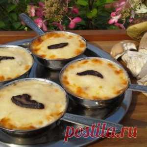 Жульен из белых грибов