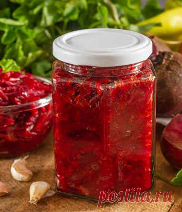 Свекольный салат на зиму — Моя кухня