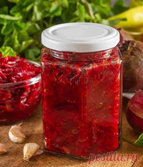 Свекольный салат на зиму — Моя кухня
