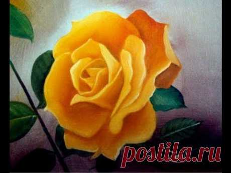 COMO PINTAR UMA ROSA