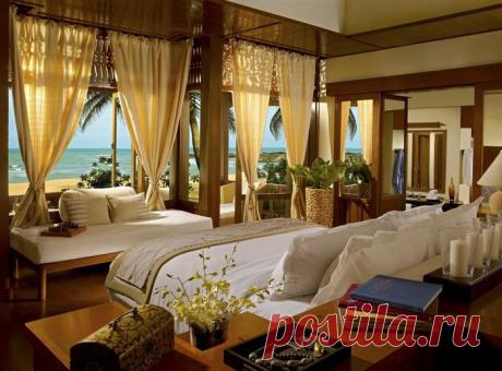 Спальни с видом на море | Фотографии красивых интерьеров