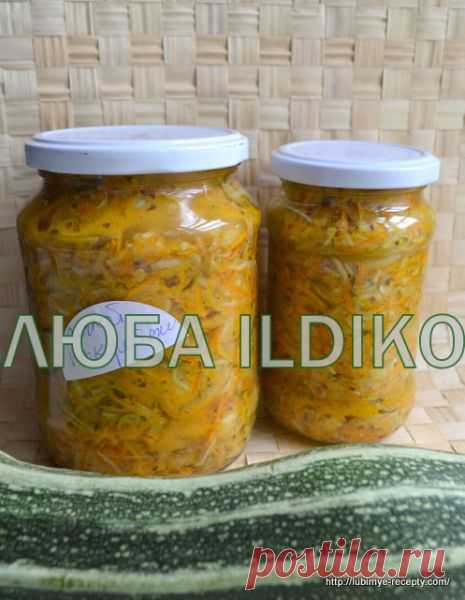 Салат по-корейски с кабачками и морковью| Любимые рецепты
