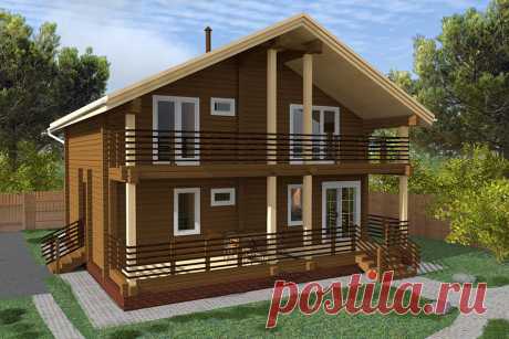 ООО &quot;ЛесоДар&quot; / Тольятти. Проекты домов из профилированного бруса до 200 м2