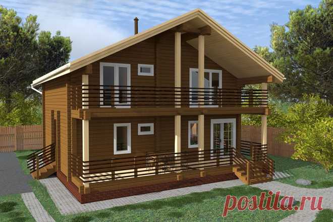 ООО "ЛесоДар" / Тольятти. Проекты домов из профилированного бруса до 200 м2